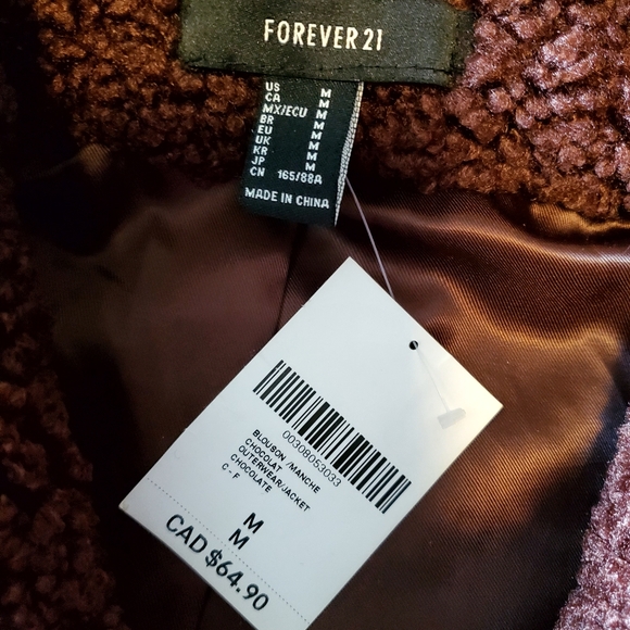 Forever 21 Teddy Bear Jacket - Picture 3 of 3
